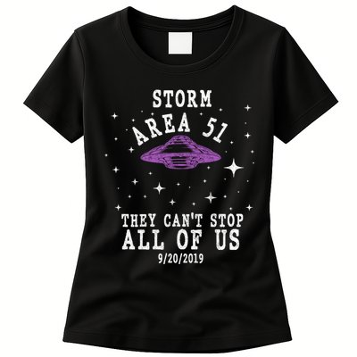 Cant Stop Us All Storm Area 51 Womens T-Shirt