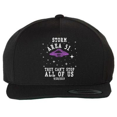 Cant Stop Us All Storm Area 51 Wool Snapback Cap
