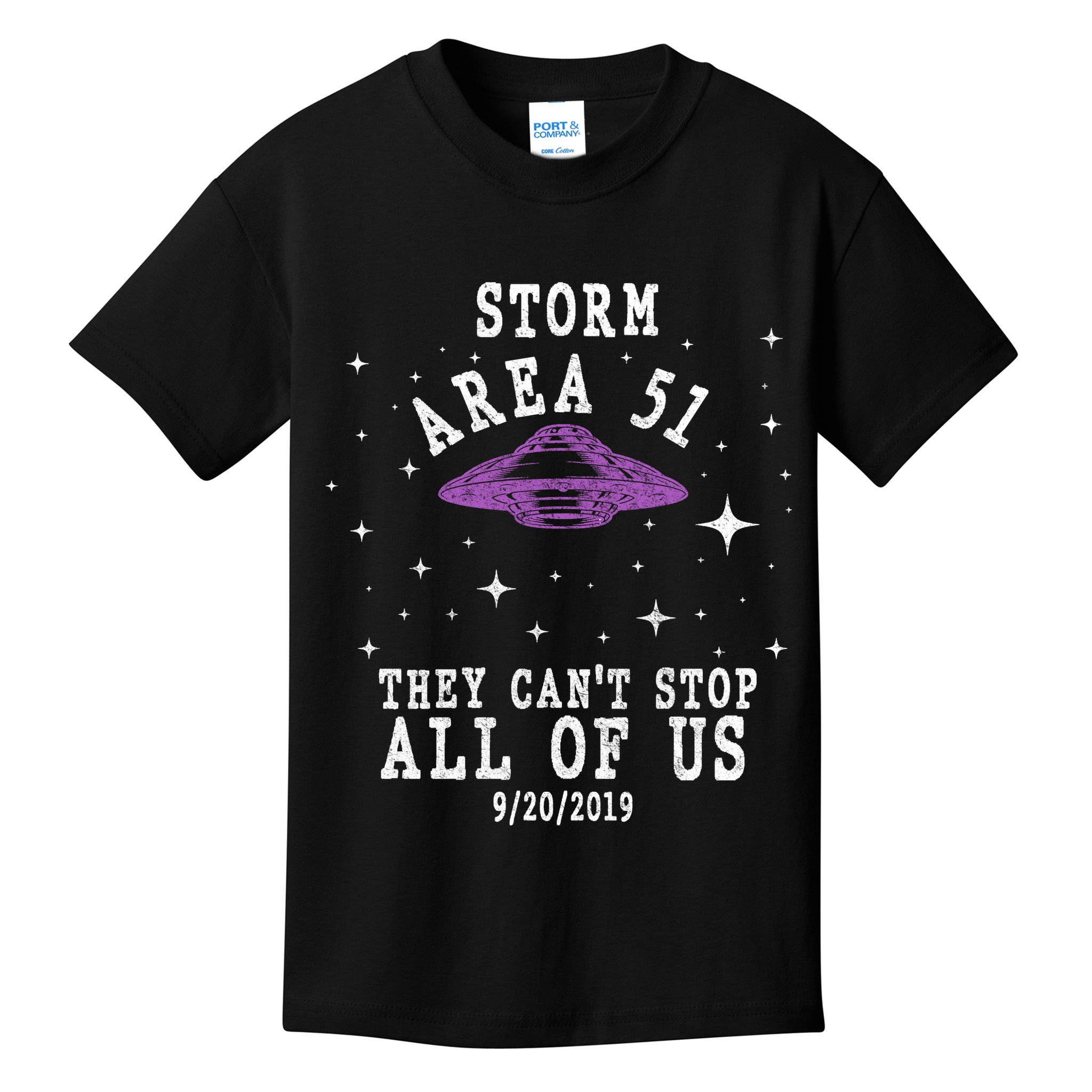 Cant Stop Us All Storm Area 51 Kids T-Shirt