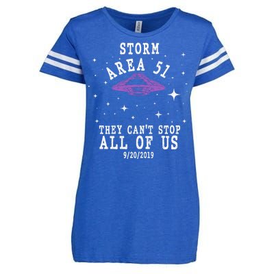 Cant Stop Us All Storm Area 51 Enza Ladies Jersey Football T-Shirt