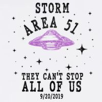 Cant Stop Us All Storm Area 51 Garment-Dyed Sweatshirt
