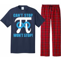 Can't Stop Won't Stop! Pi Day Infinity Math Geek Logo Pajama Set