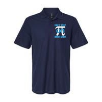 Can't Stop Won't Stop! Pi Day Infinity Math Geek Logo Polo