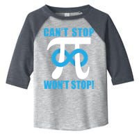 Can't Stop Won't Stop! Pi Day Infinity Math Geek Logo Toddler Fine Jersey T-Shirt