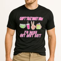 Can't Talk Right Now I'm Doing Hot Aunt Shit Babysitting Cooling Performance Crew T-Shirt