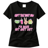 Can't Talk Right Now I'm Doing Hot Aunt Shit Babysitting Womens T-Shirt