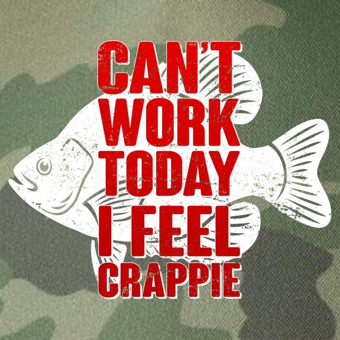 Can't Work Today I Feel Crappie Legacy Tie Dye Trucker Hat