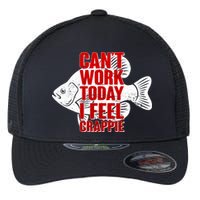 Can't Work Today I Feel Crappie Flexfit Unipanel Trucker Cap