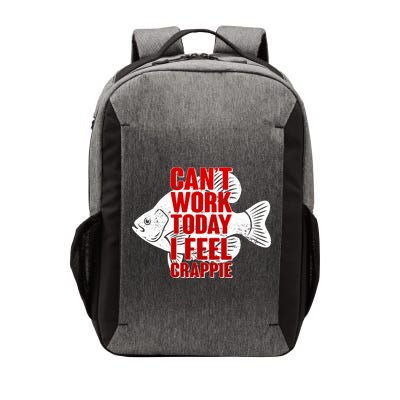Can't Work Today I Feel Crappie Vector Backpack