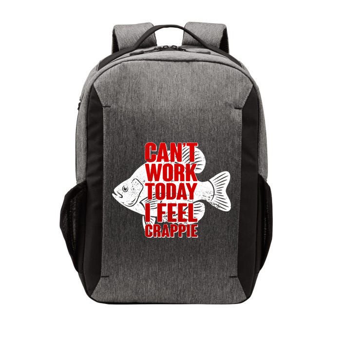 Can't Work Today I Feel Crappie Vector Backpack