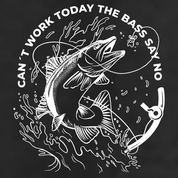 Can't Work Today The Bass Say No 15oz Campfire Ceramic Mug