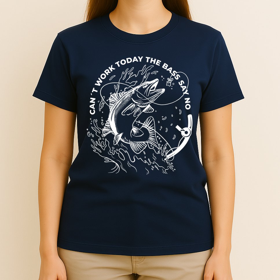Can't Work Today The Bass Say No T-Shirt