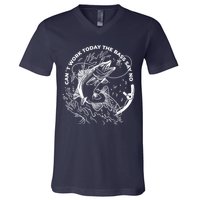 Can't Work Today The Bass Say No V-Neck T-Shirt