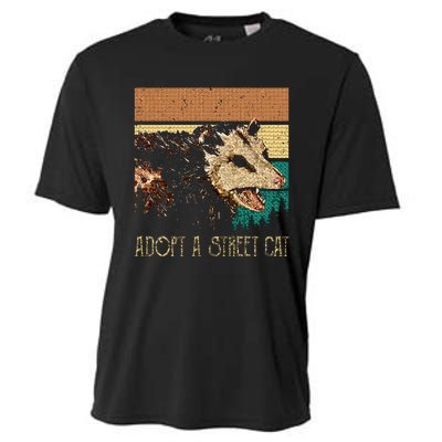 Classic Art Opossums Vaporware Adopt A S.T.R.E.E.T Cat Cooling Performance Crew T-Shirt