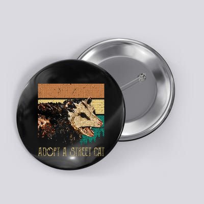 Classic Art Opossums Vaporware Adopt A S.T.R.E.E.T Cat Button