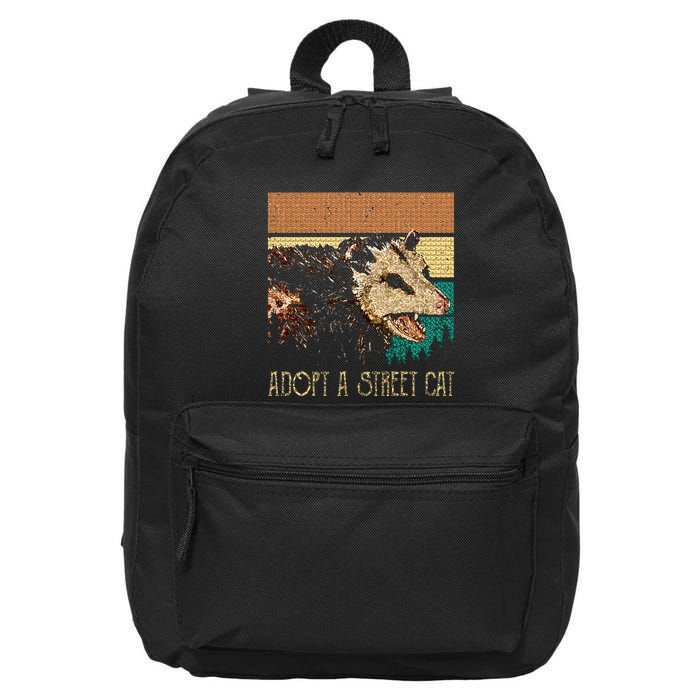 Classic Art Opossums Vaporware Adopt A S.T.R.E.E.T Cat 16 in Basic Backpack