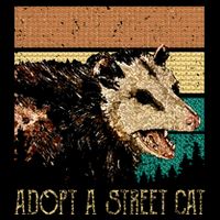 Classic Art Opossums Vaporware Adopt A S.T.R.E.E.T Cat Mousepad
