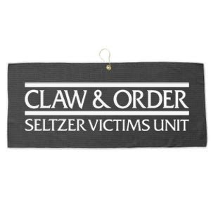 Claw And Order Seltzer Victims Uni Large Microfiber Waffle Golf Towel