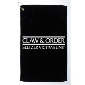 Claw And Order Seltzer Victims Uni Platinum Collection Golf Towel