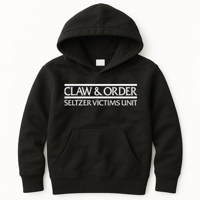 Claw And Order Seltzer Victims Uni Kids Hoodie
