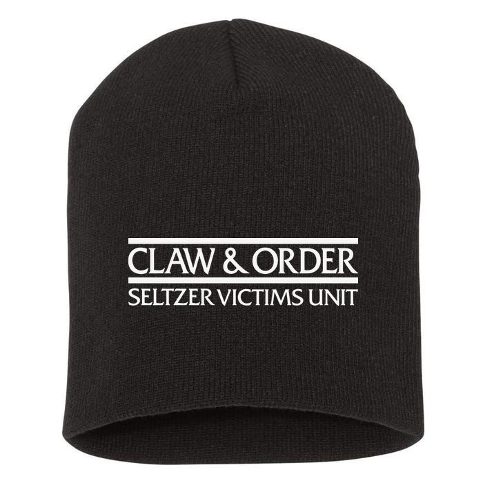 Claw And Order Seltzer Victims Uni Short Acrylic Beanie