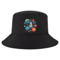 Cat Astronaut Out In The Space Cool Comfort Performance Bucket Hat