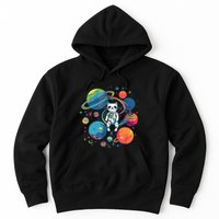 Cat Astronaut Out In The Space Hoodie