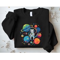 Cat Astronaut Out In The Space Sweatshirt