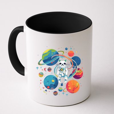 Cat Astronaut Out In The Space Mug