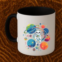 Cat Astronaut Out In The Space Mug