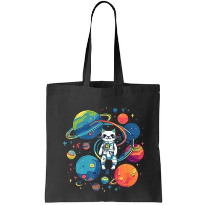 Cat Astronaut Out In The Space Bag