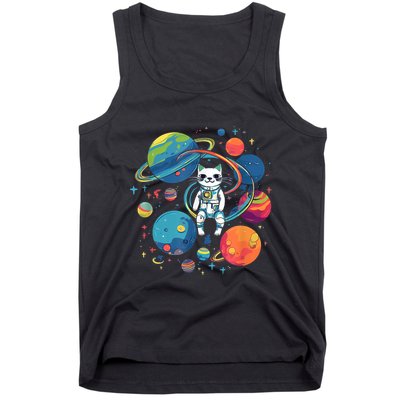 Cat Astronaut Out In The Space Tank Top