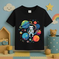 Cat Astronaut Out In The Space Toddler T-Shirt