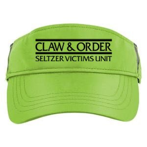 Claw And Order Seltzer Victims Unit Adult Drive Performance Visor