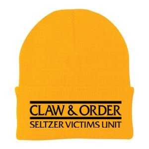 Claw And Order Seltzer Victims Unit Knit Cap Winter Beanie