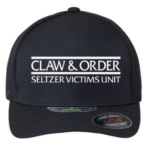 Claw And Order Seltzer Victims Unit Flexfit Unipanel Trucker Cap