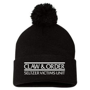 Claw And Order Seltzer Victims Unit Pom Pom 12in Knit Beanie