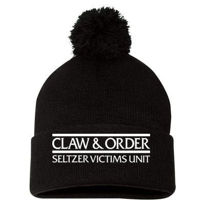 Claw And Order Seltzer Victims Unit Pom Pom 12in Knit Beanie
