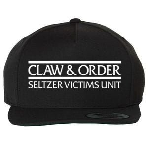 Claw And Order Seltzer Victims Unit Wool Snapback Cap