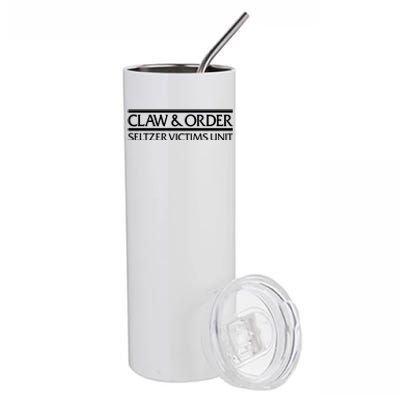 Claw And Order Seltzer Victims Unit Stainless Steel Tumbler