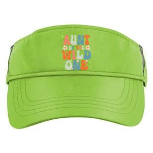 Cute Aunt Of The Wild One Birthday Family Matching Great Gift Adult Drive Performance Visor