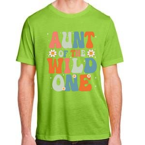 Cute Aunt Of The Wild One Birthday Family Matching Great Gift Adult ChromaSoft Performance T-Shirt