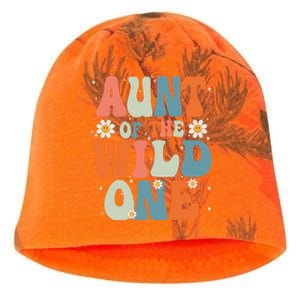 Cute Aunt Of The Wild One Birthday Family Matching Great Gift Kati - Camo Knit Beanie