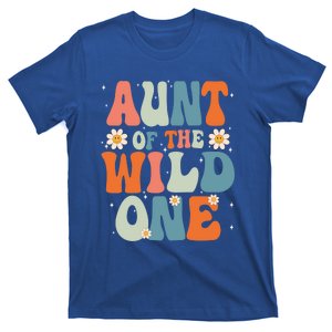 Cute Aunt Of The Wild One Birthday Family Matching Great Gift T-Shirt