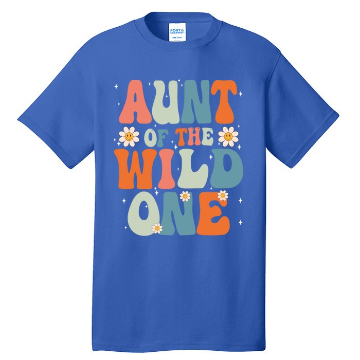 Cute Aunt Of The Wild One Birthday Family Matching Great Gift Tall T-Shirt