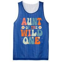 Cute Aunt Of The Wild One Birthday Family Matching Great Gift Mesh Reversible Basketball Jersey Tank