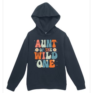 Cute Aunt Of The Wild One Birthday Family Matching Great Gift Urban Pullover Hoodie