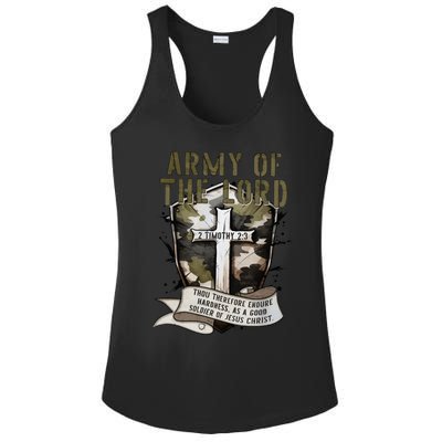 Camo Armor Of God Christians Religious Camouflage Gift Ladies PosiCharge Competitor Racerback Tank