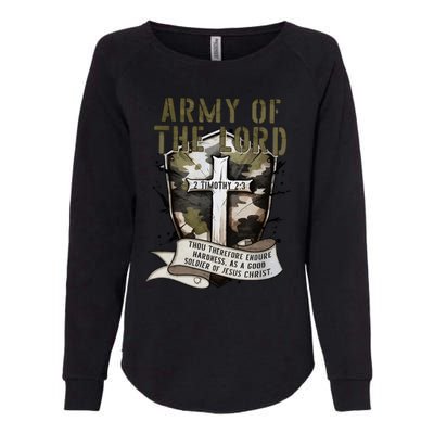 Camo Armor Of God Christians Religious Camouflage Gift Womens California Wash Sweatshirt