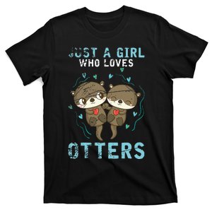 Cute Animal Otter Lover Wo Gift Otter T-Shirt